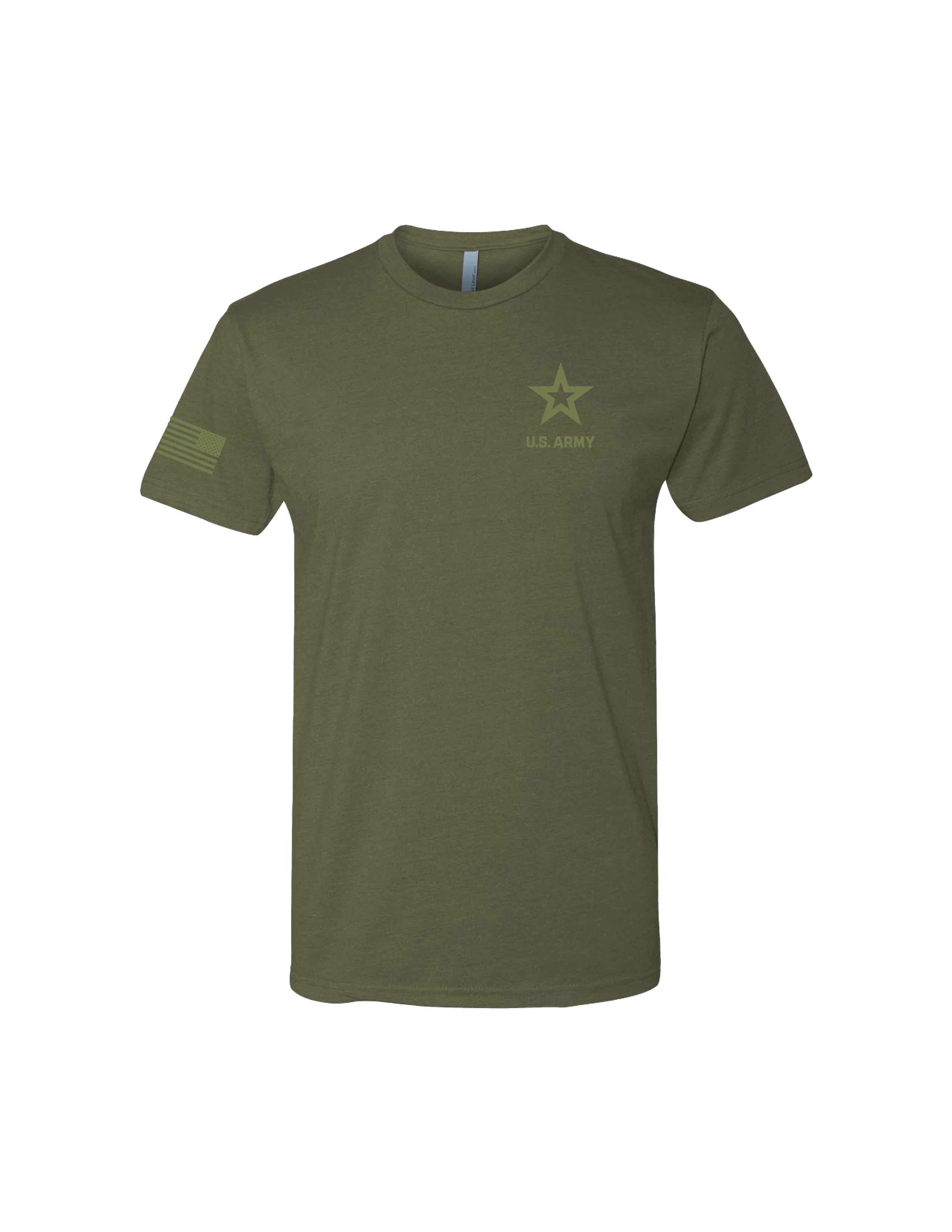 Army Flag T-Shirt (Military Green) - Image 3
