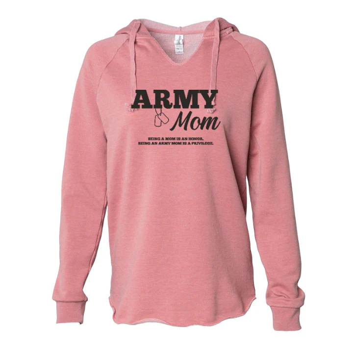 Army Mom Sweatshirt (Dusty Rose)