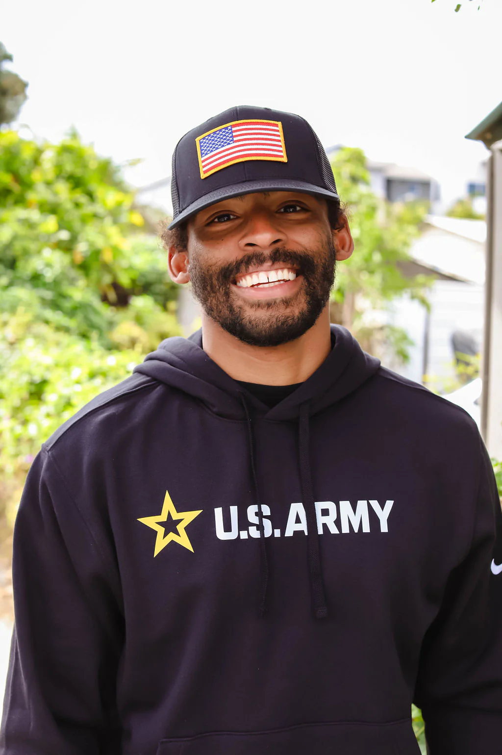 Army Nike Hoodie (Black) - Image 4
