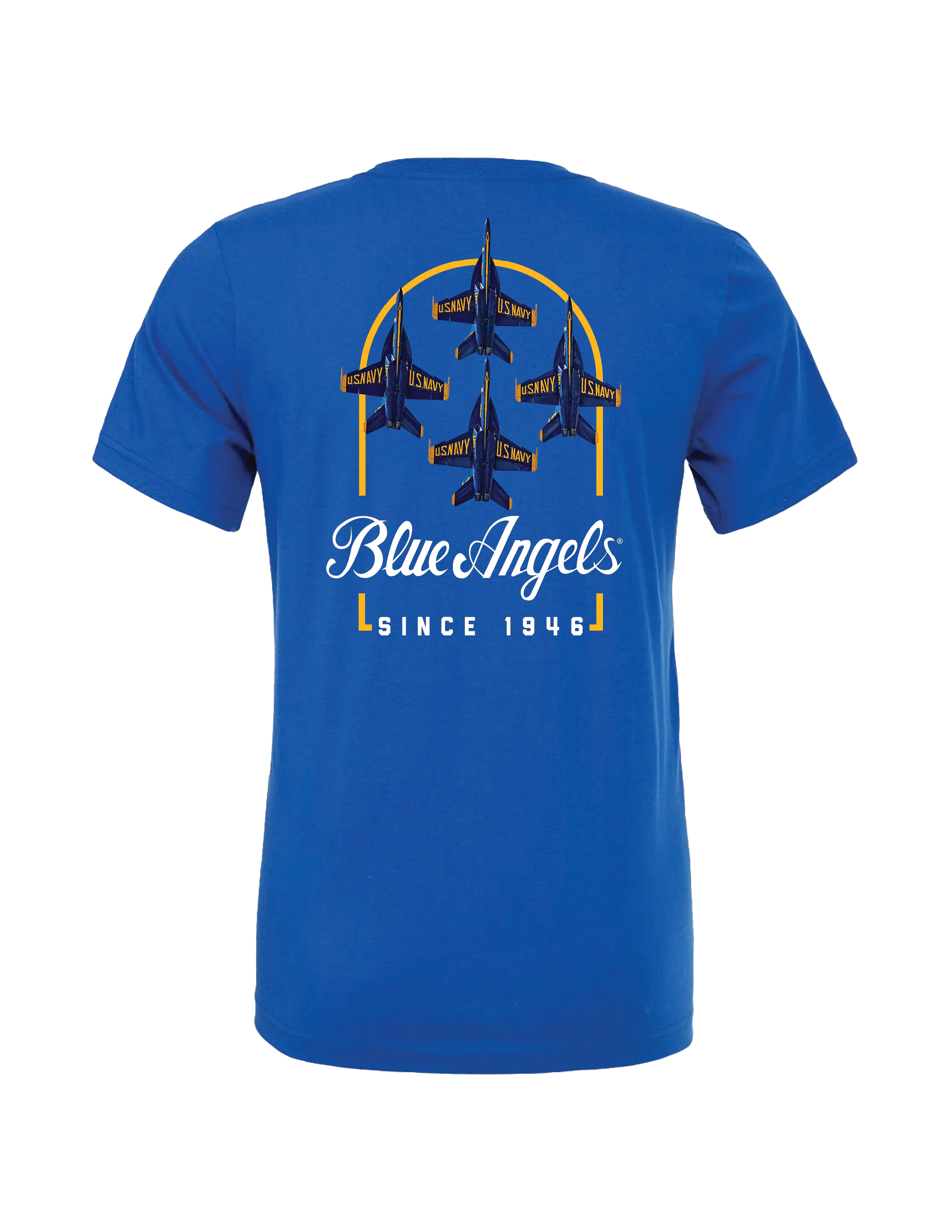 Blue Angels Crest T-Shirt (True Royal) - Image 3