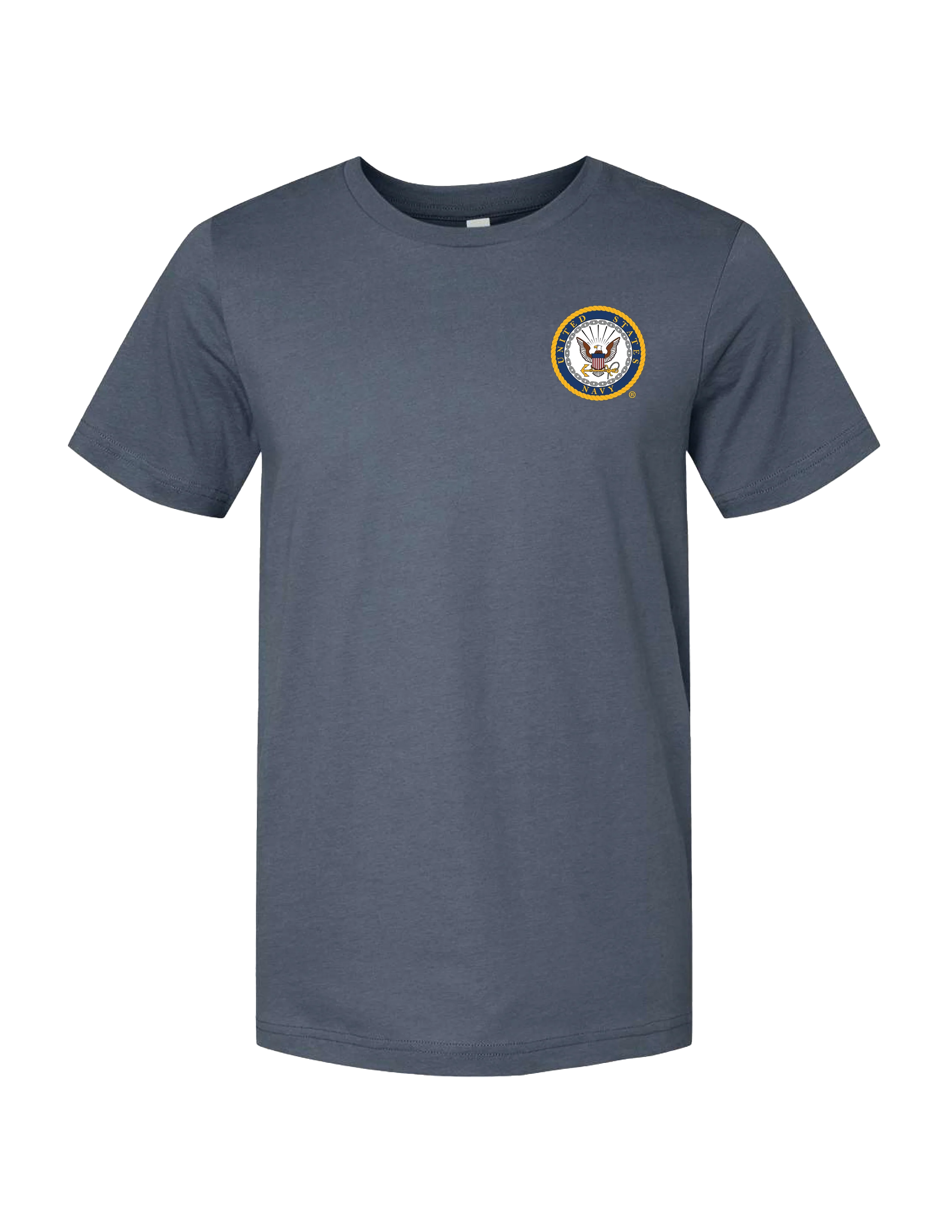 Navy Forged By The Sea T-Shirt (Vintage Navy) - Image 2
