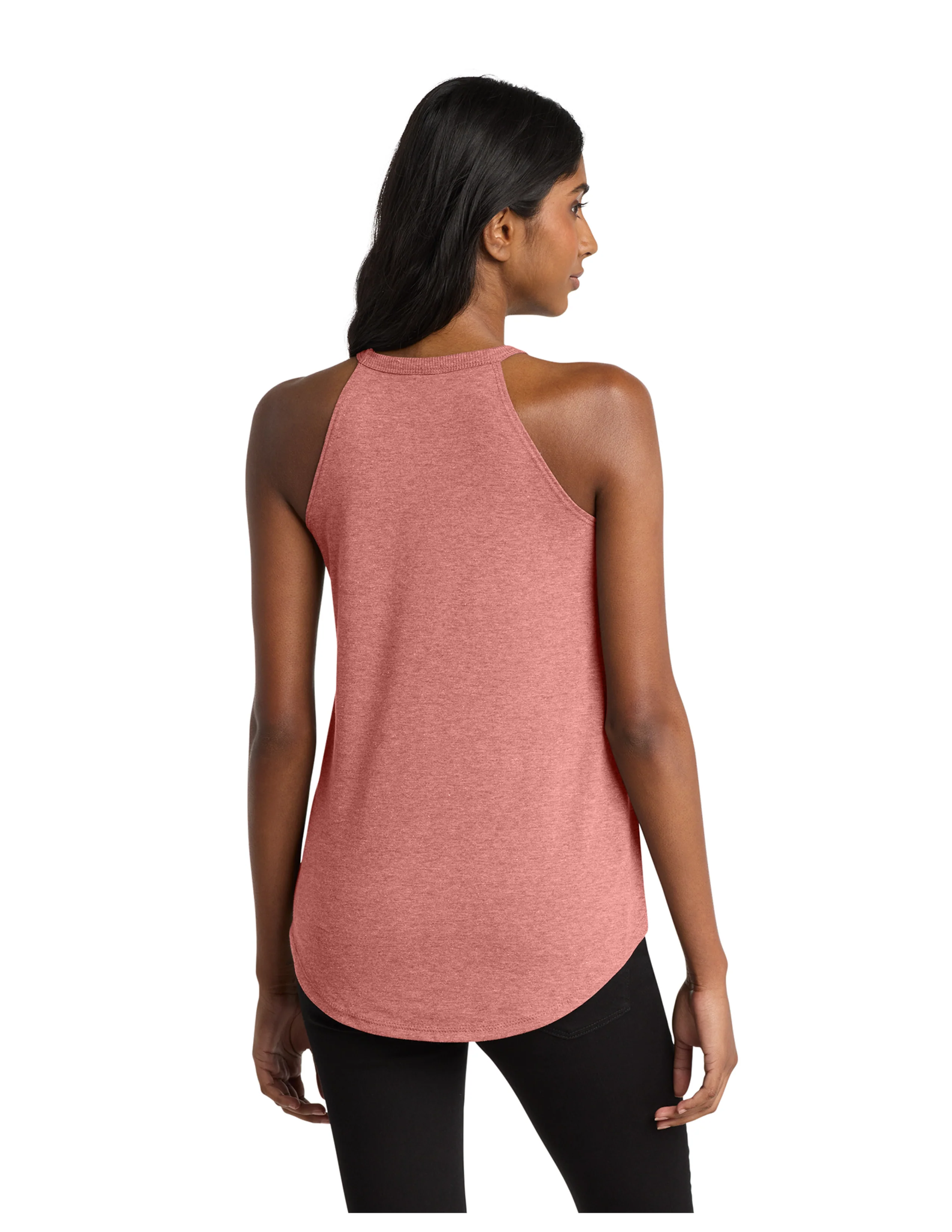 Navy Heart is Anchored Tank (Blush Frost) - Image 3