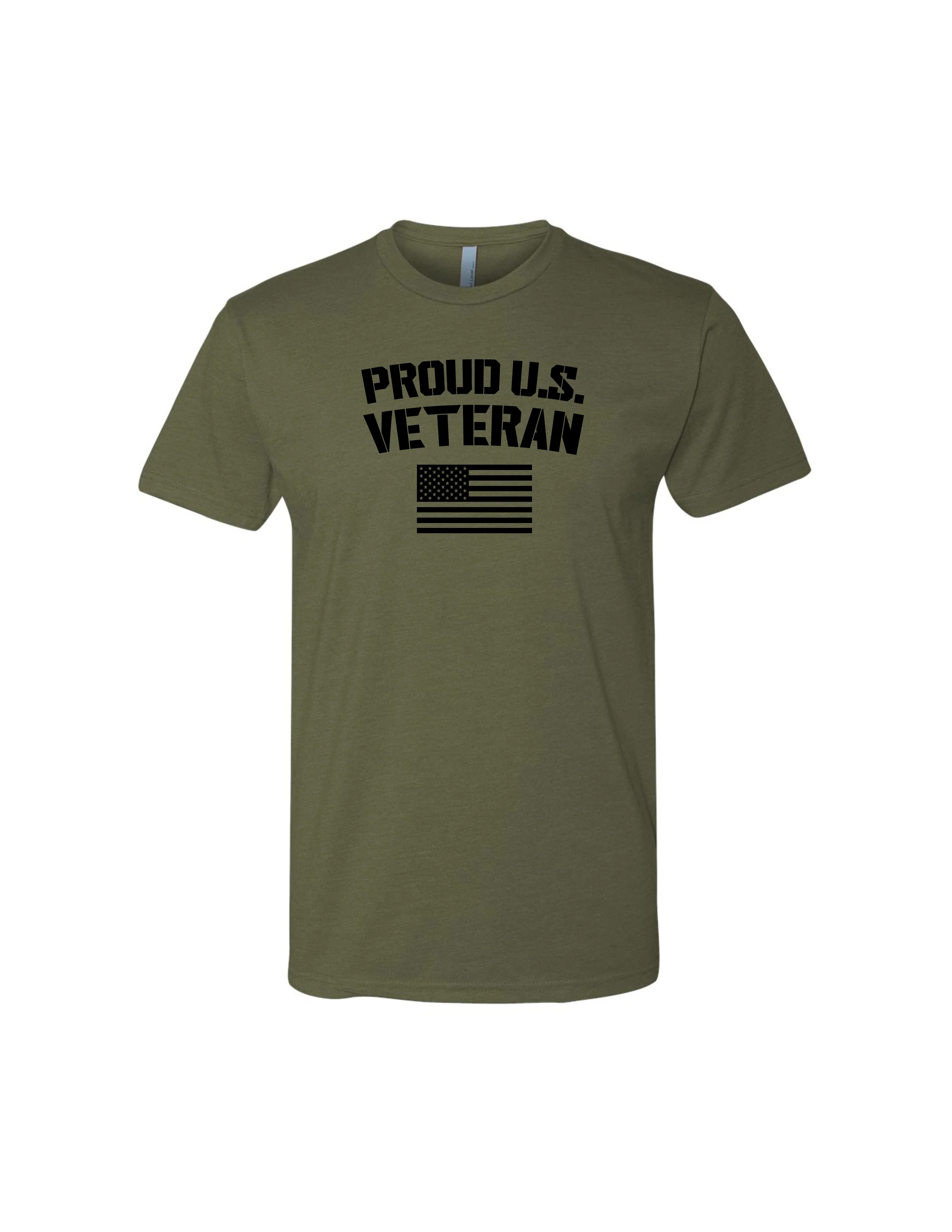 Proud U.S. Veteran T-Shirt (Military Green)