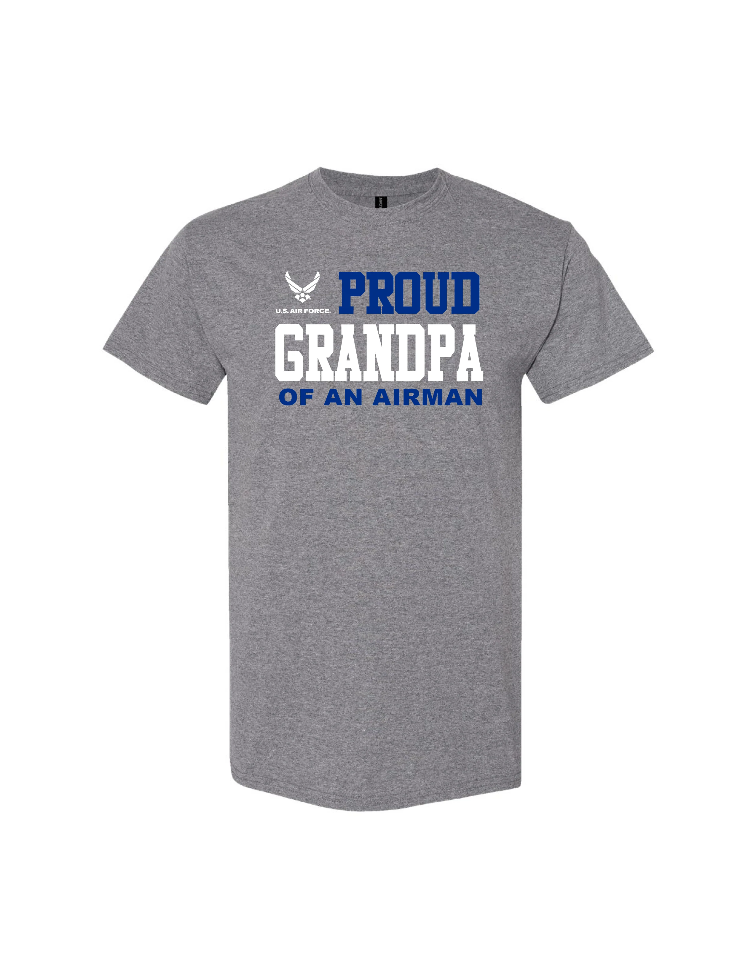 U.S. Air Force Proud Grandpa T-Shirt (Graphite Heather)