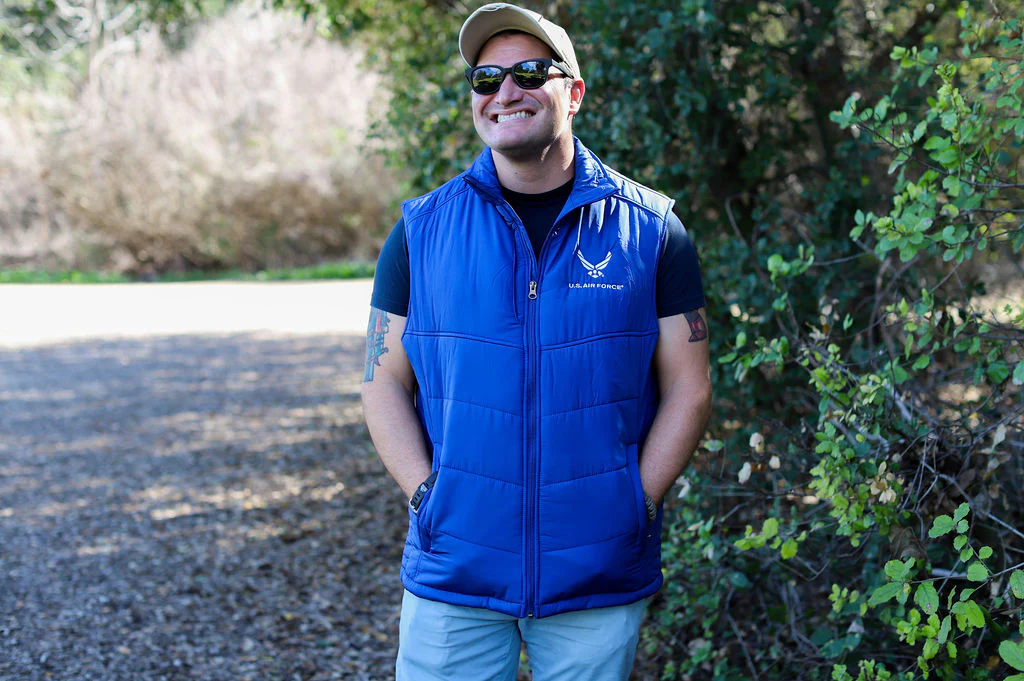 U.S. Air Force Vest MENS (Mediterranean Blue) - Image 3