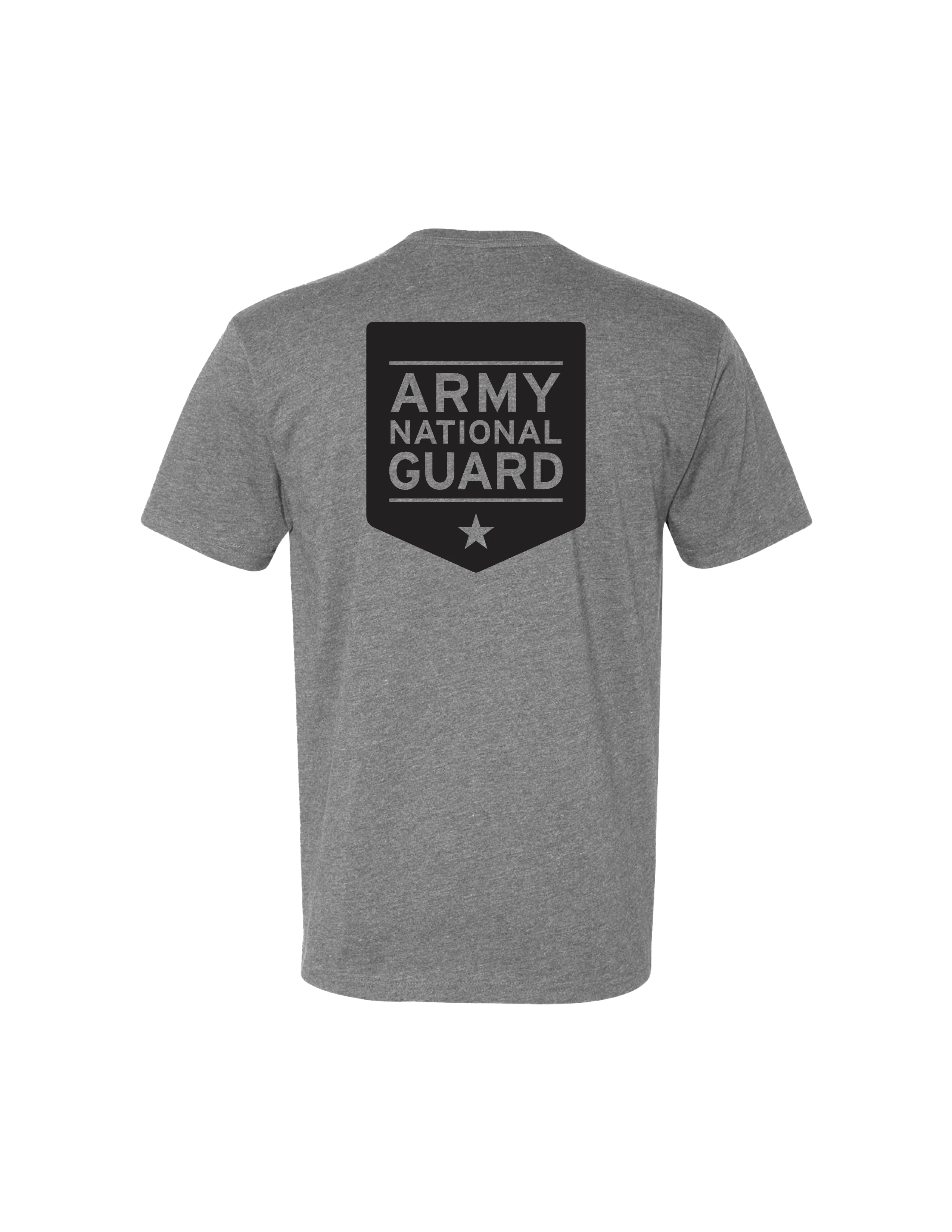 U.S. Army National Guard Logo T-Shirt (Dark Heather Gray) - Image 3
