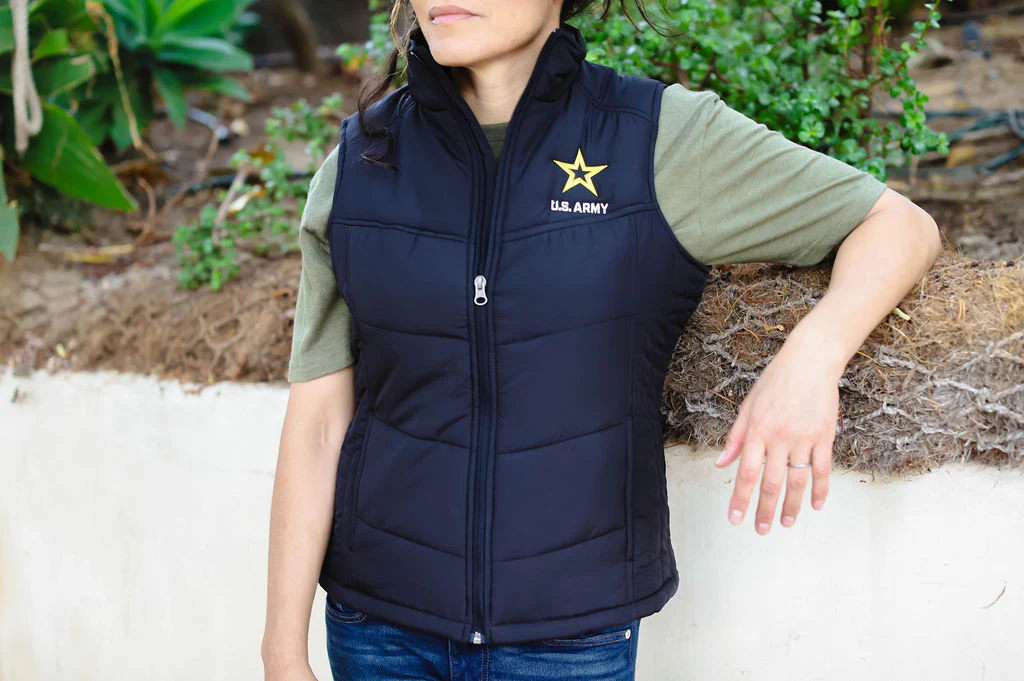 U.S. Army Vest LADIES (Black) - Image 3